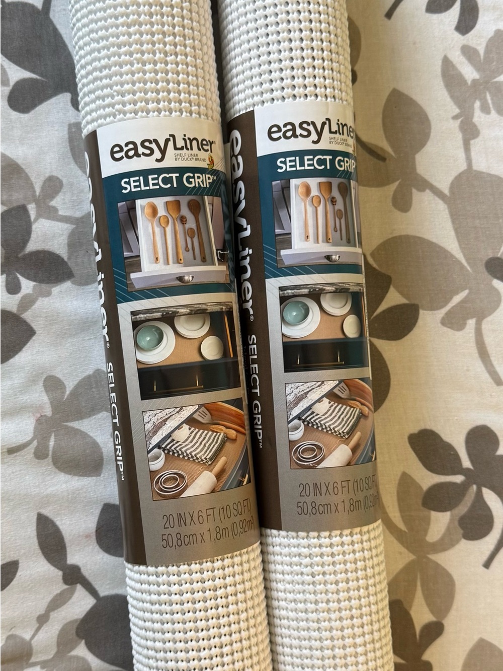 Easy liner Select Grip Non-Slip Shelf Liner - Qty 2 Rolls in White